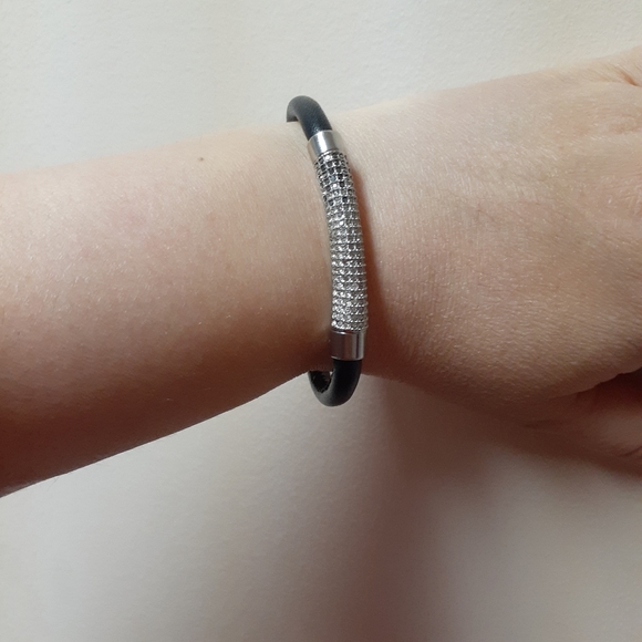 fossil leather glitz ombre bracelet  NWOT - Picture 2 of 7